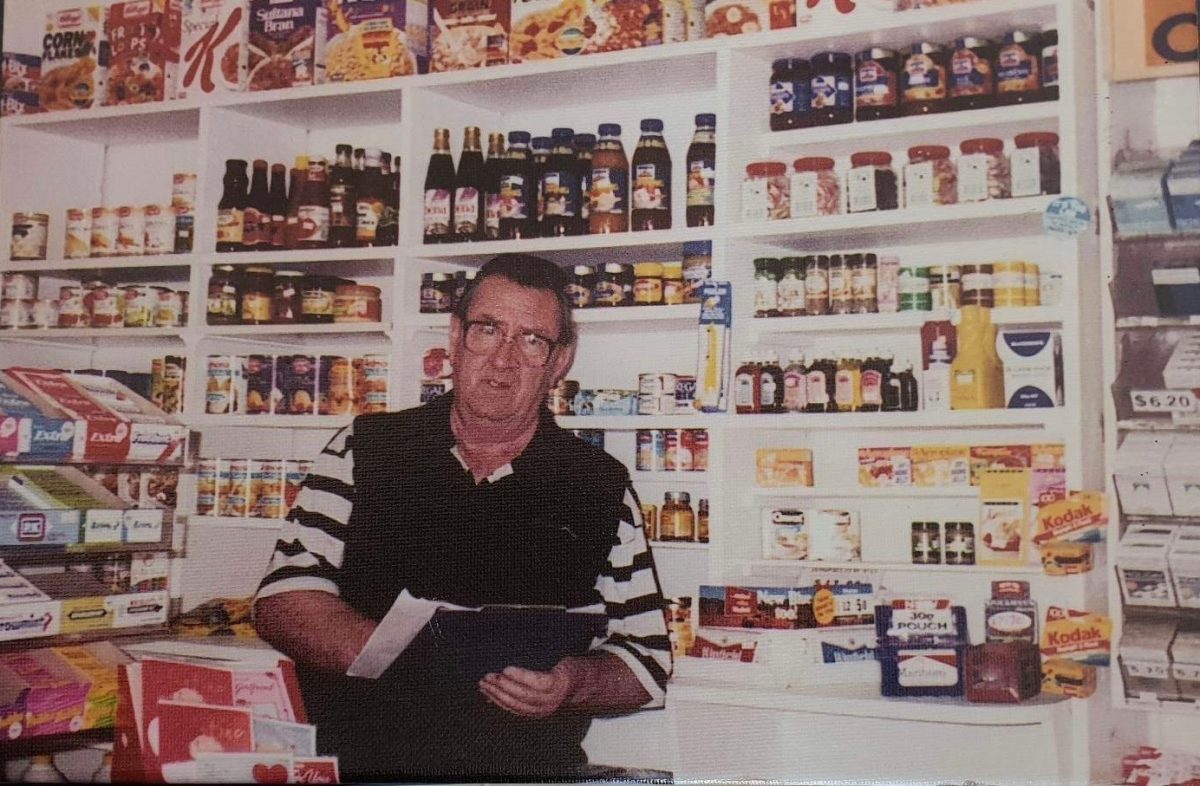 Billy Wilson working at Hogan’s General Store
