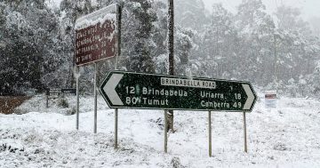 It's snow joke: cold front brings flurries of snow and hail to southern NSW