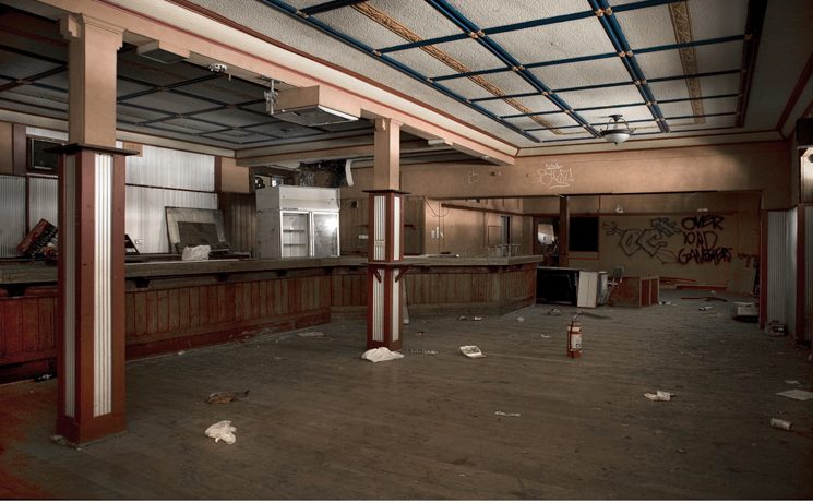 Empty old bar