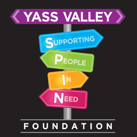 A graphic spelling out the meaning of the acronym of SPIN for the Yass Valley SPIN Foundation