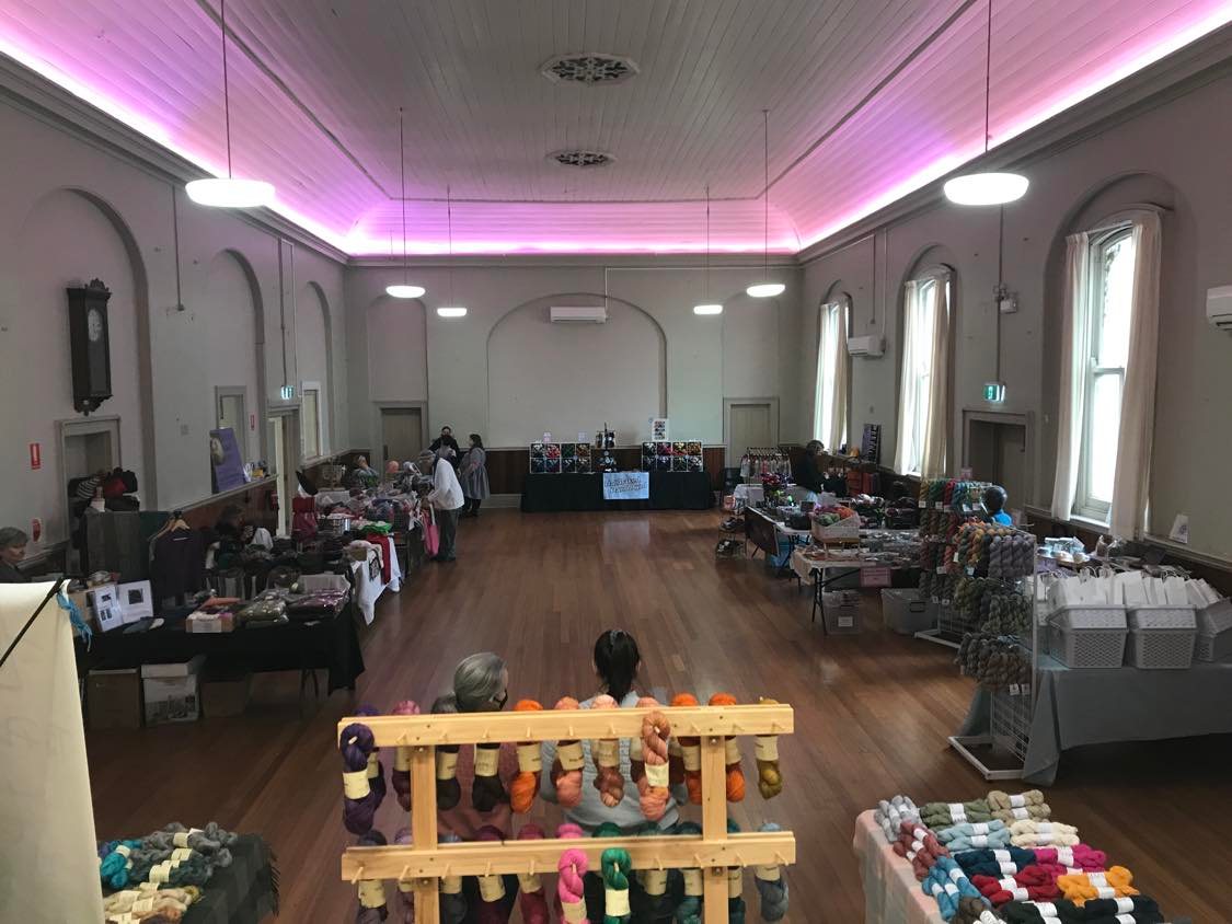 The stop in Lancefield is one of several across Australia. Photo: All About Fire and Yarn Festival/Facebook