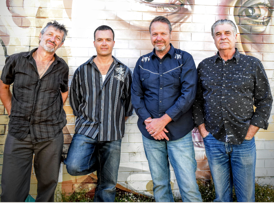Coming to Narooma Kinema Friday 16 June – The Bondi Cigars Frank Corby, left, Eben Hale, Shane Pacey and Alan Britton.
