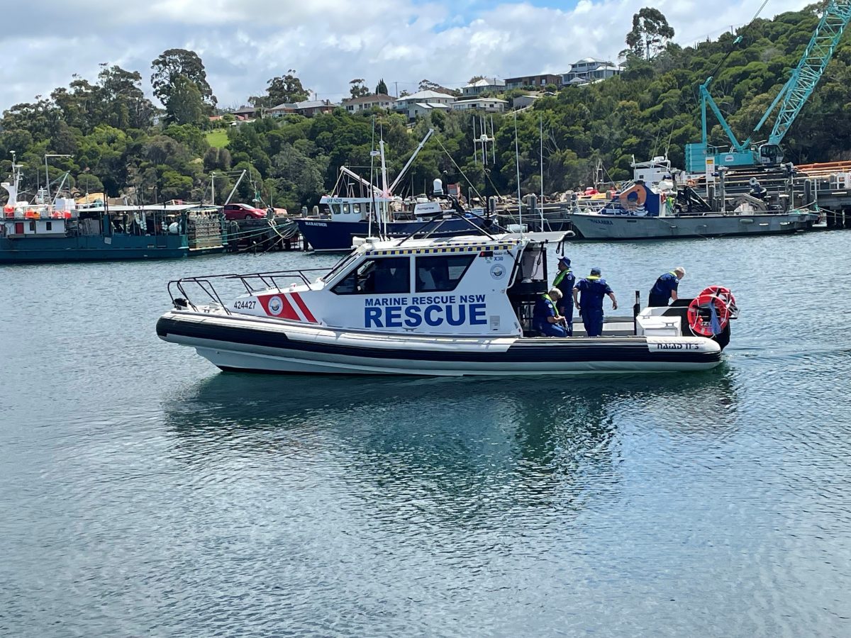 Marine Rescue NSW boat