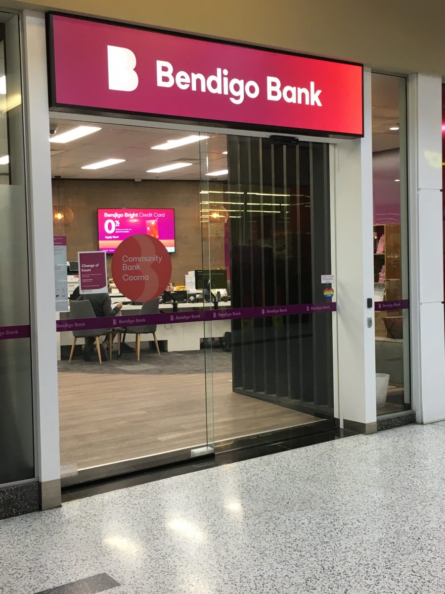 Bendio bank has come to Cooma.