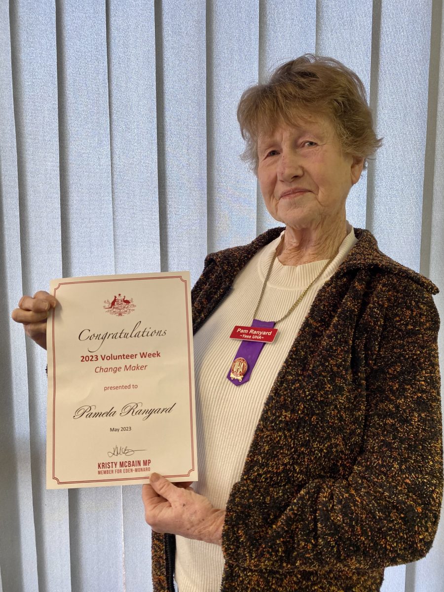 Woman with certificate