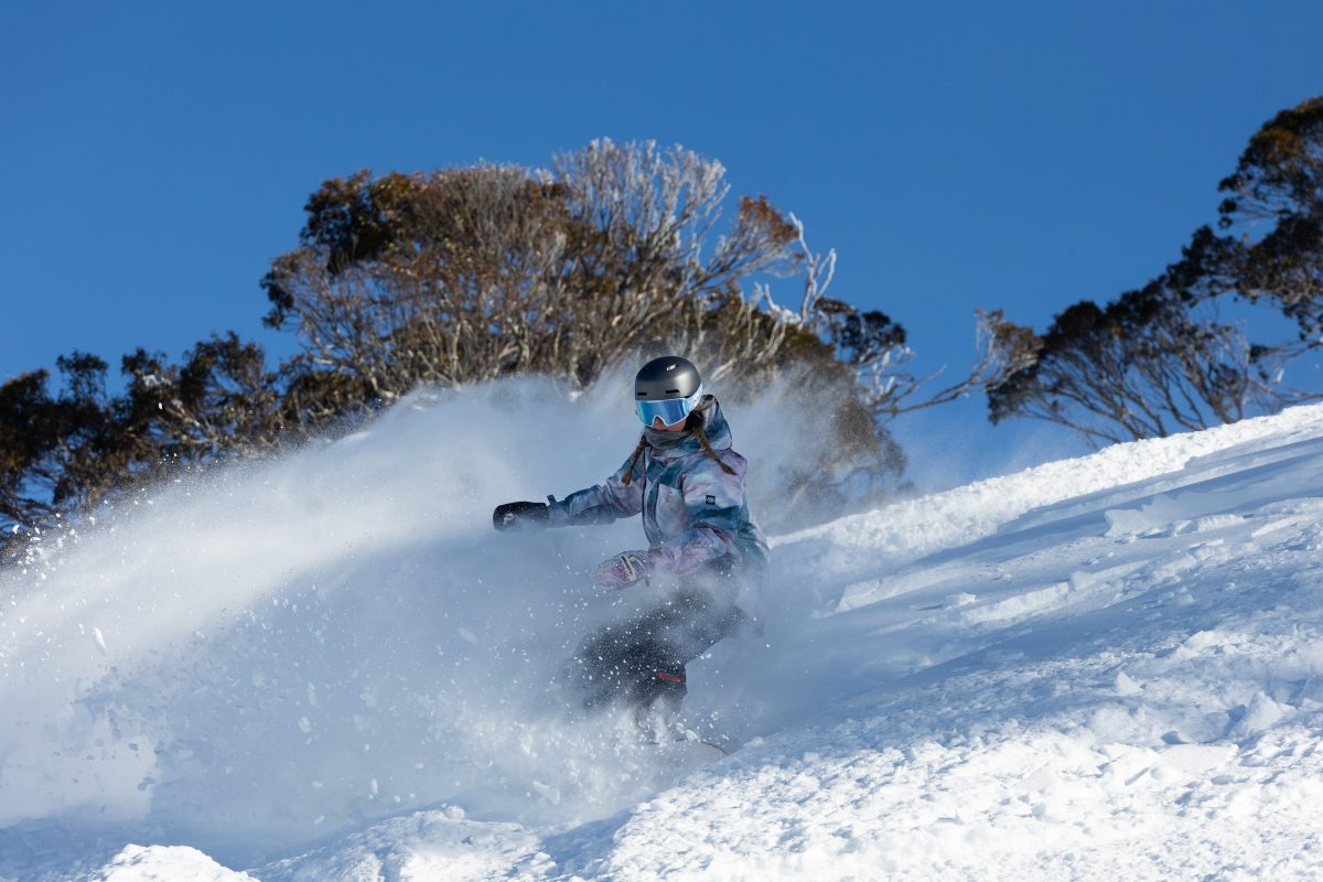 Good snowfalls form Perisher Valley and Snowy Mountains resorts.