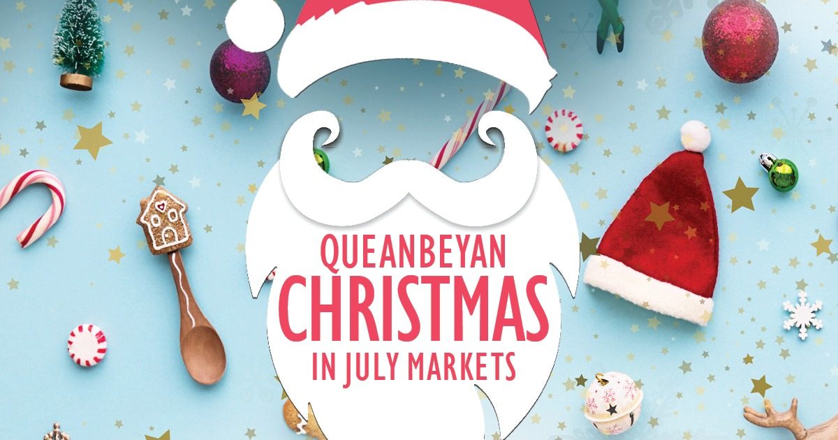 Christmas in July Markets Facebook promo