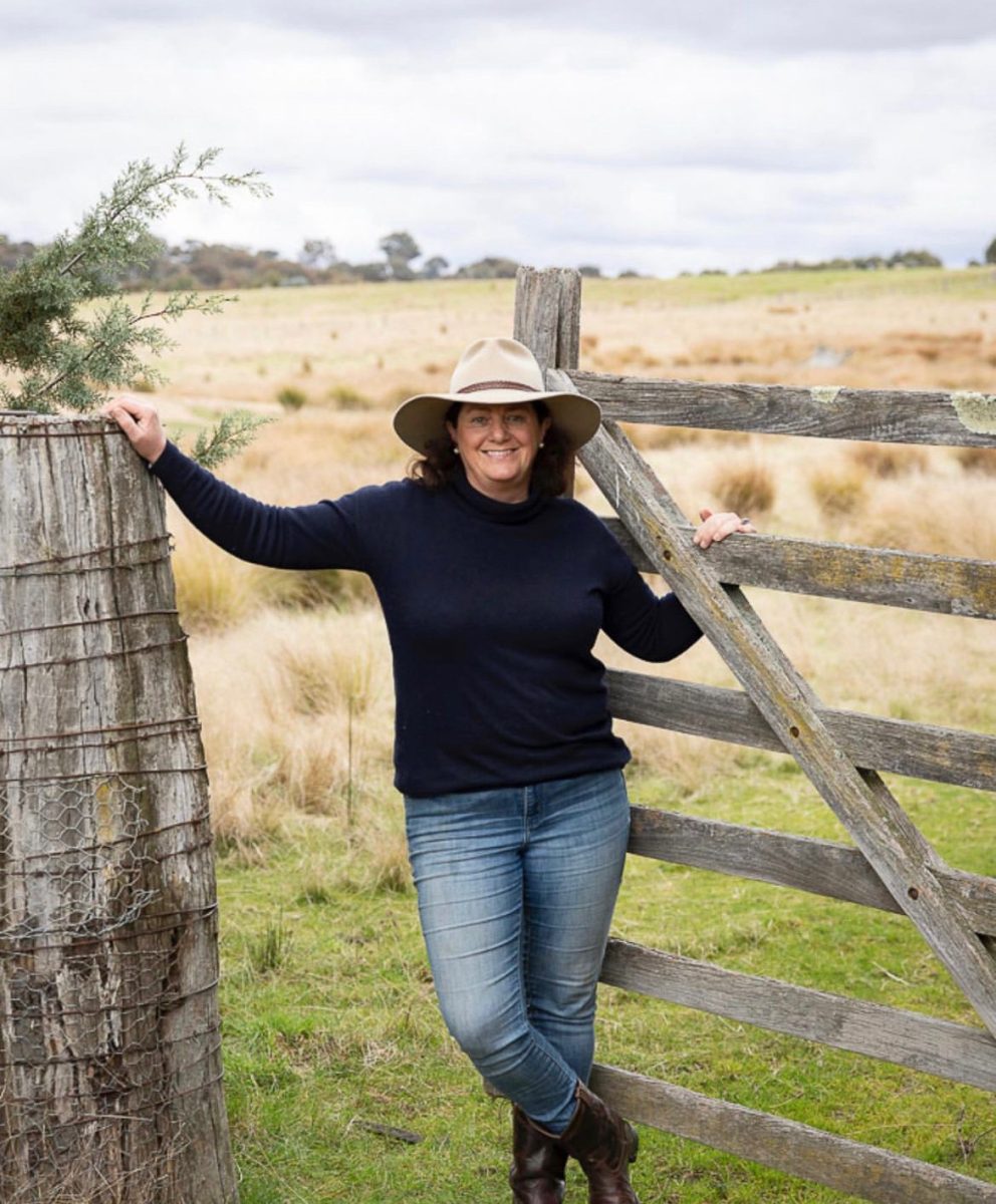 Woman on a farm