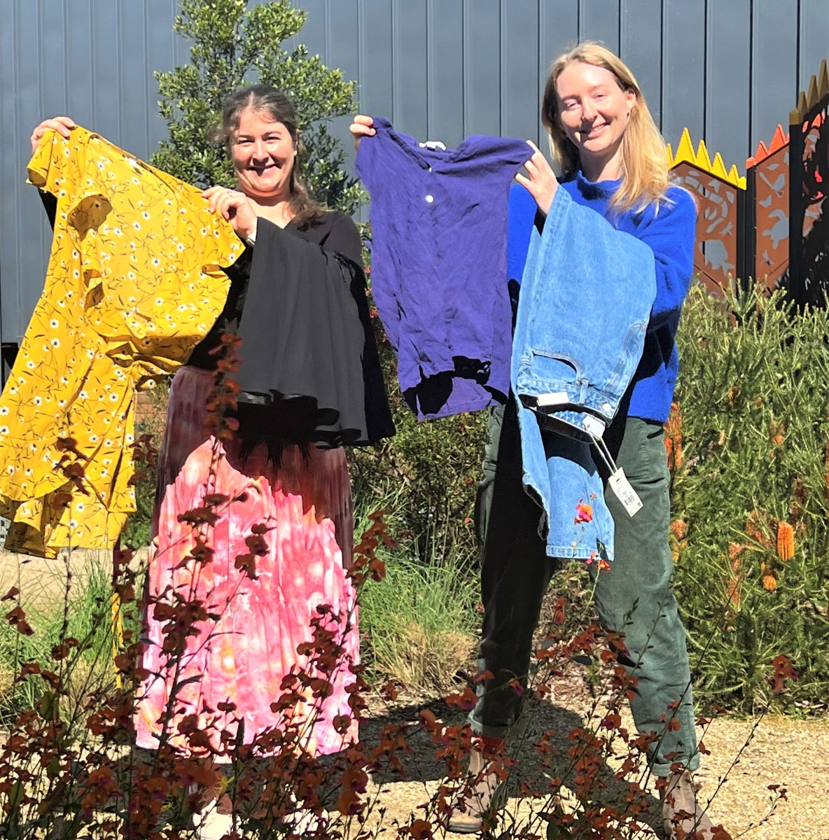 Lily and Allana from the Eurobodalla Shire Council's waste minimisation team