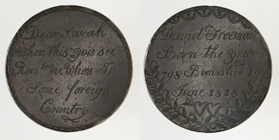 Two convict tokens