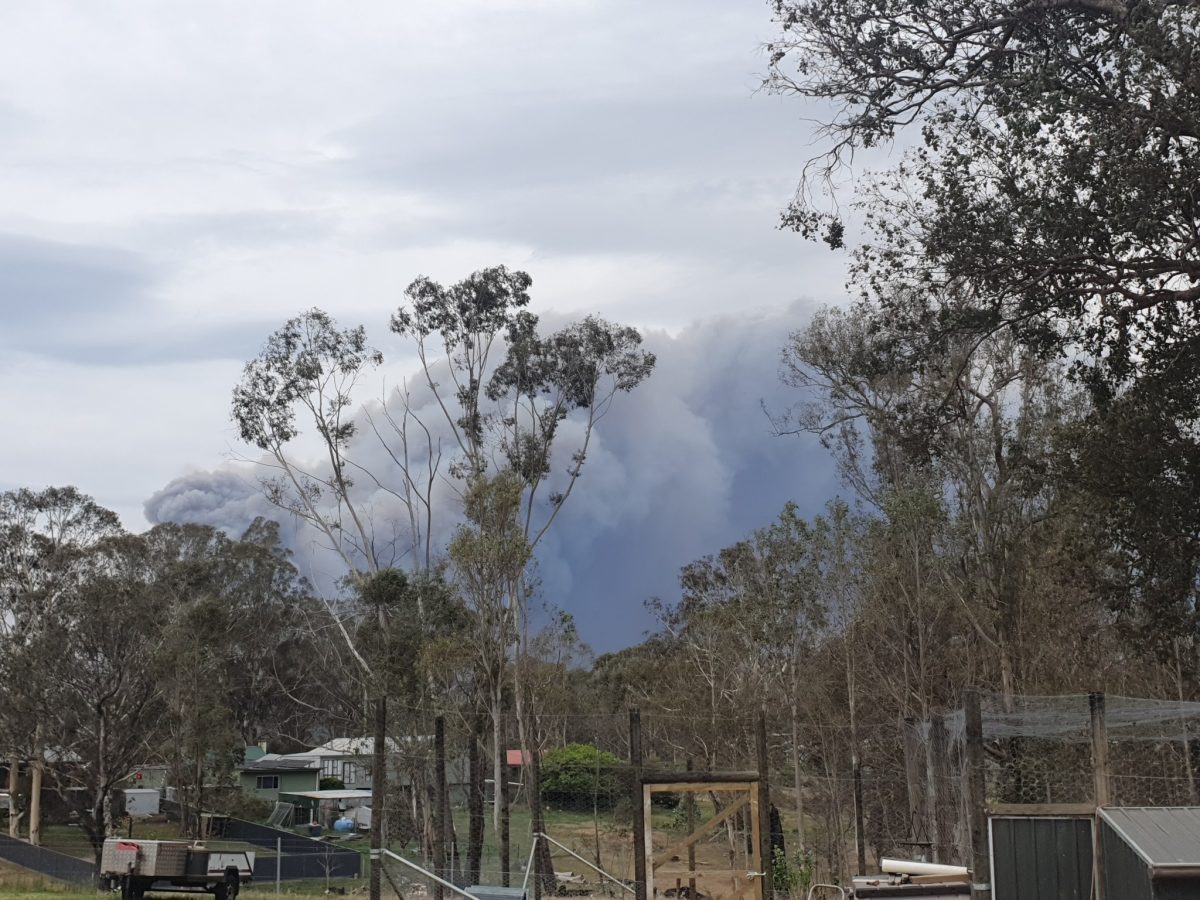 smoke from Coolagolite fire