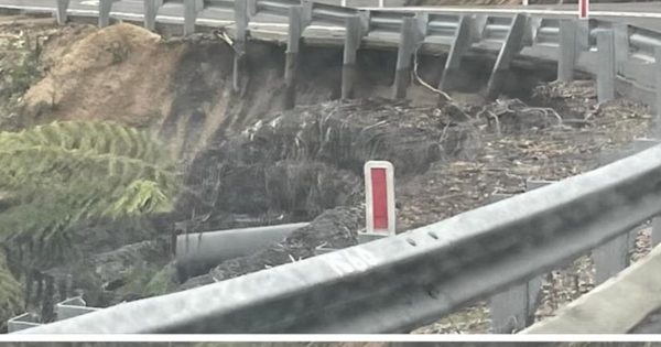 Campaign claims government inaction on fixing Brown Mountain road after another landslide