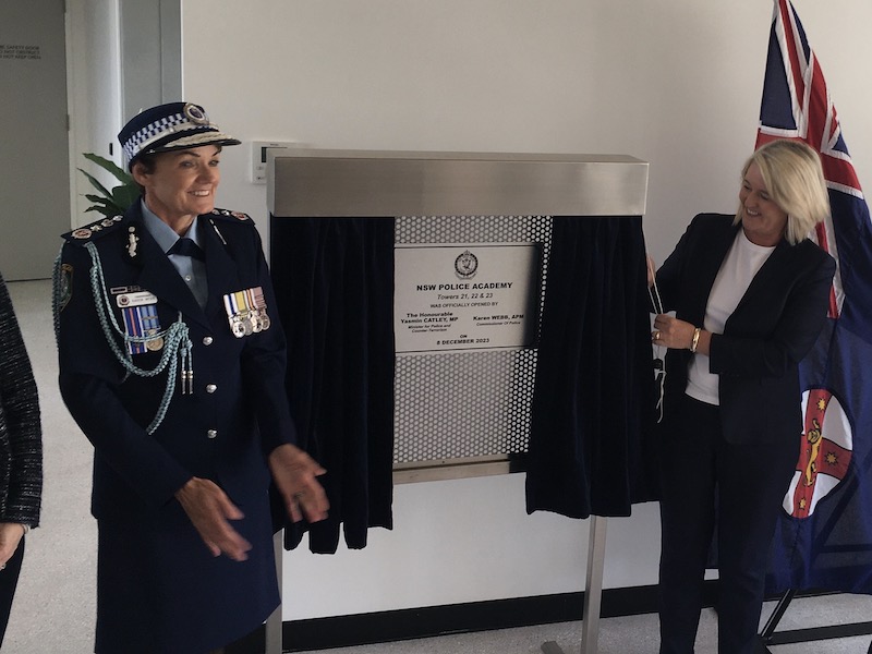 official opening of police accommodation