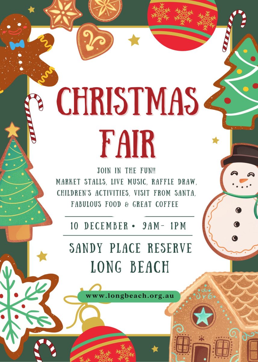 Poster for Christmas fair
