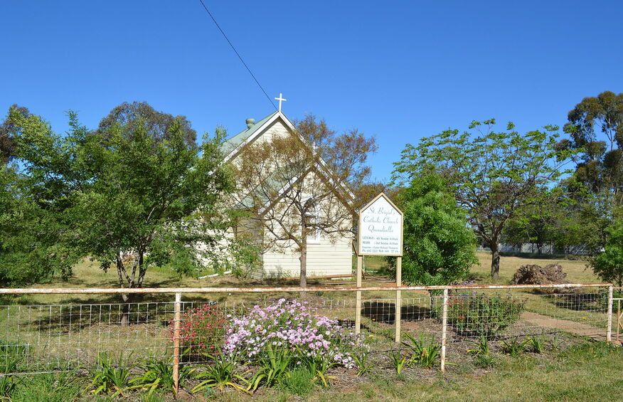 White weatherboard church