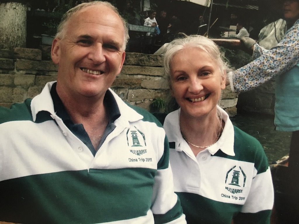 Martin Purcell and his wife Sylvia 