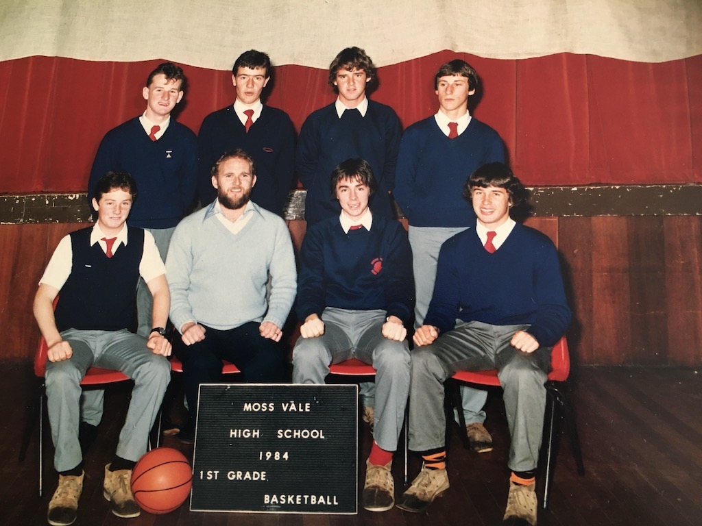 Martin with Moss Vale High School’s first grade side
