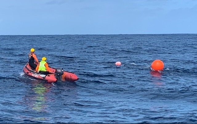 inflatable boat on water