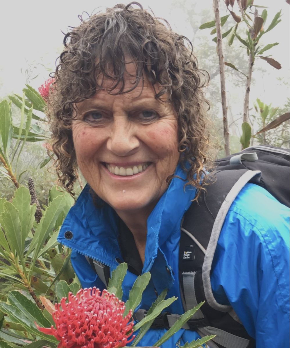 woman with waratah