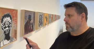 From the newsroom to the gallery: Region's Chris Roe makes headlines in the world of art