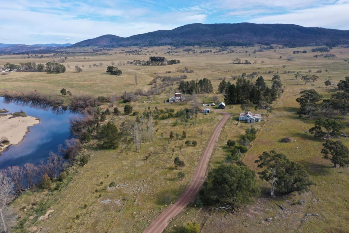 Aerial view of property