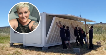 The Queanbeyan mum who moved her family into shipping containers
