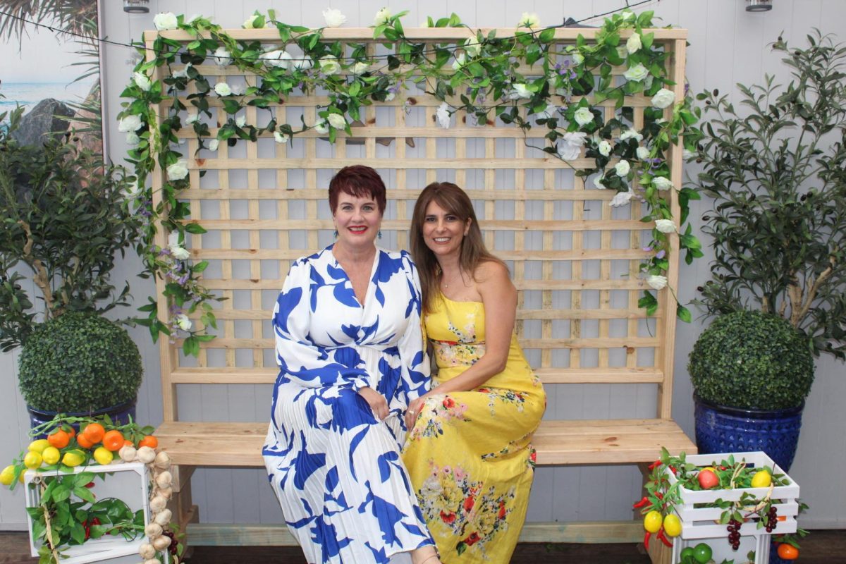 Two ladies on bench