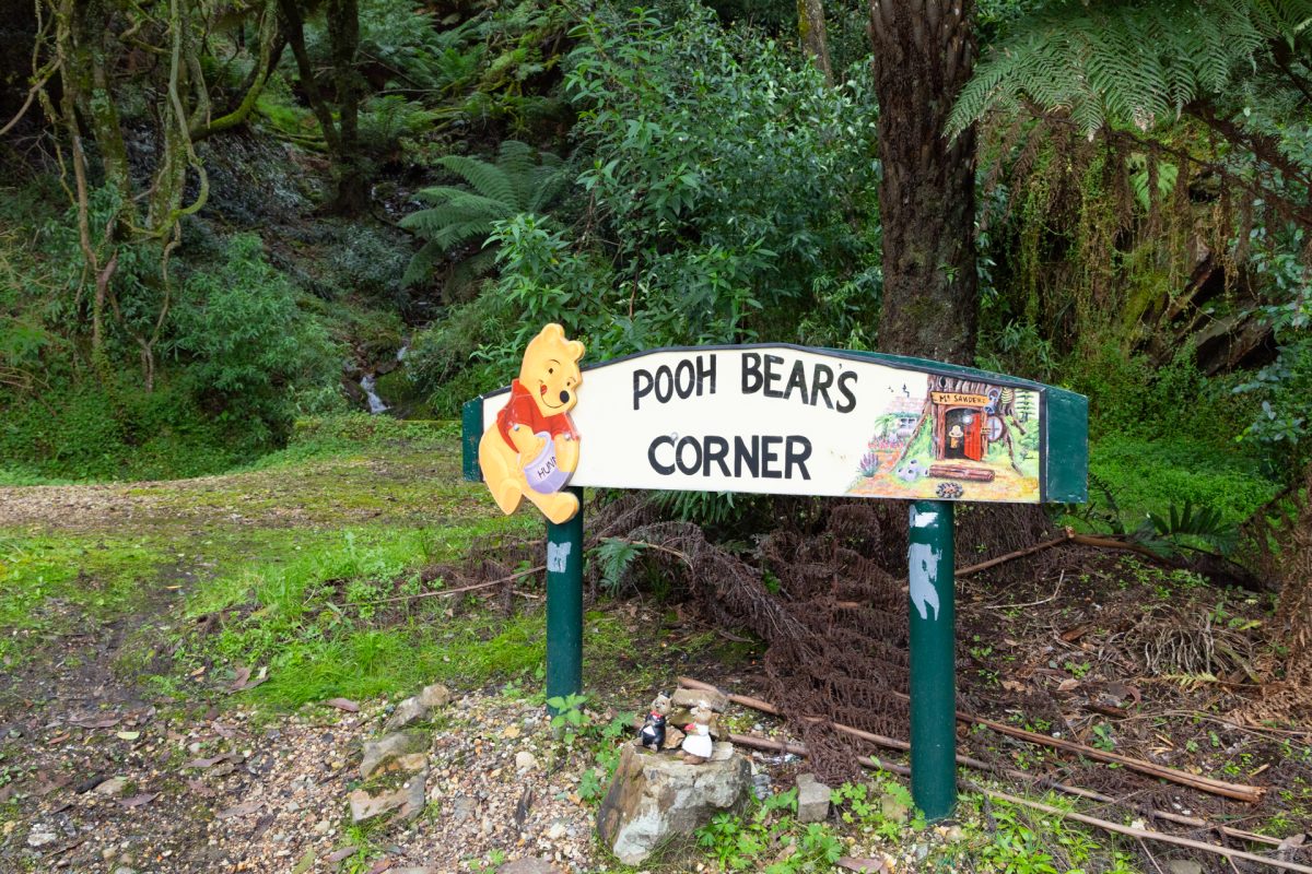 Sign next to bushland
