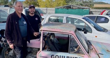Jacko, his formidable junkyard dogs and the little car that had crowds tickled pink