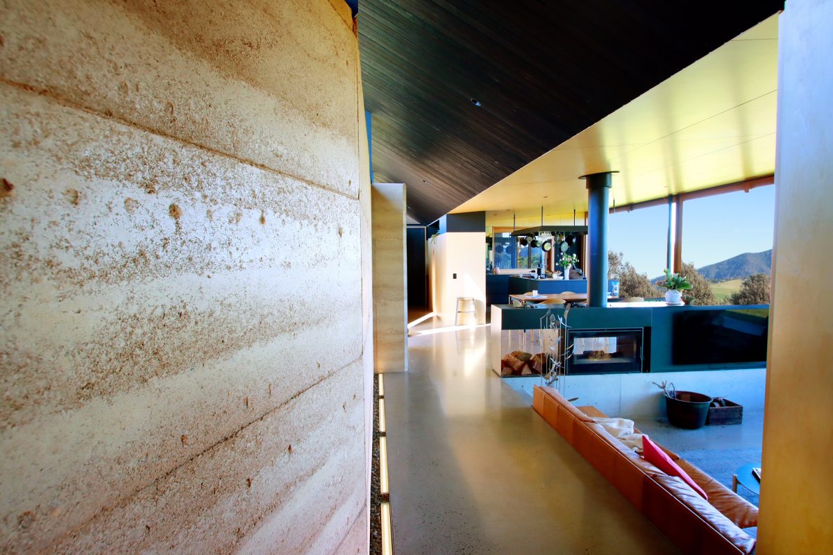 interior of a sustainable house