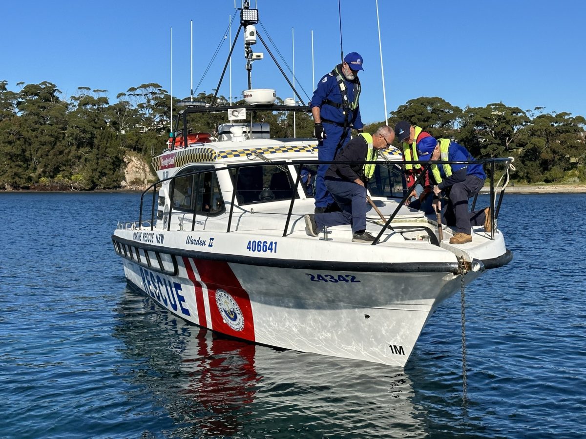 Skipper Jan Borgelt says the community is invited to support the Marine Rescue unit this weekend.