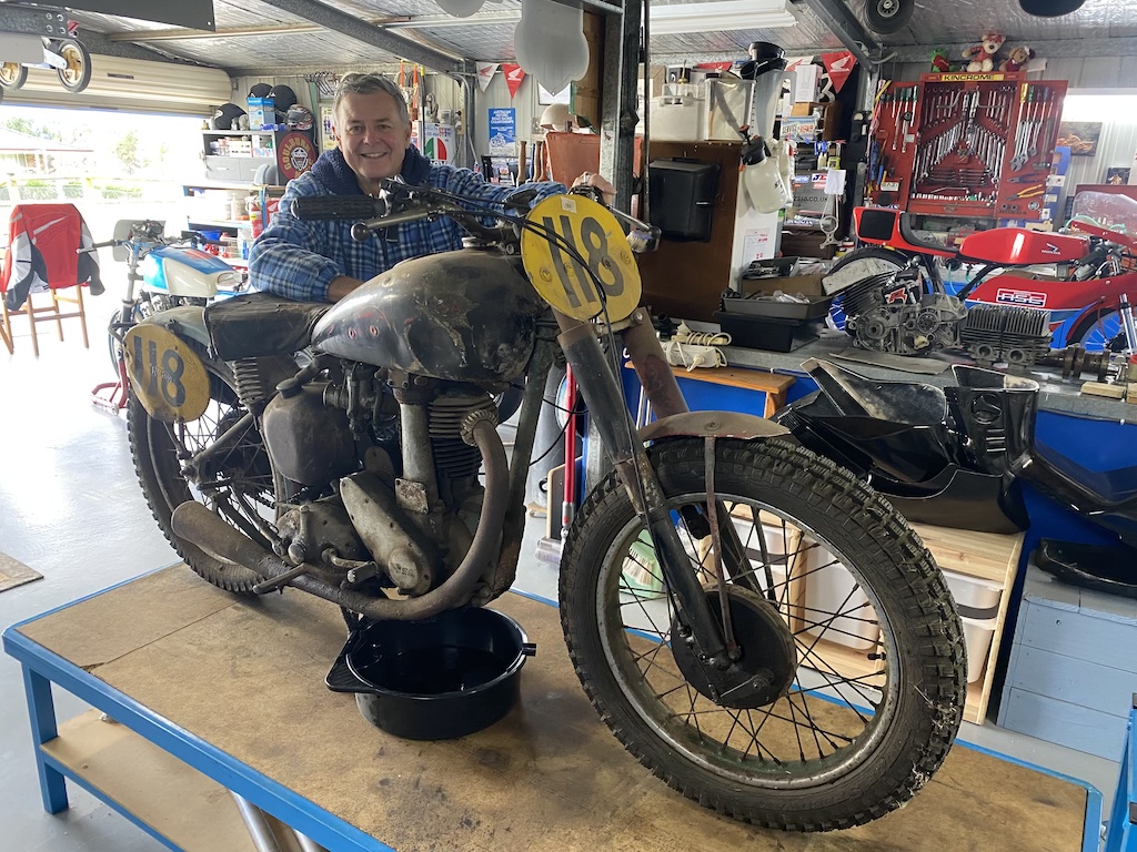 It’s dirty, noisy, has no lights and now belongs to Steve. But he'll put it on show at the 100th Anniversary of the First Australian Motorcycle Grand Prix in Goulburn.