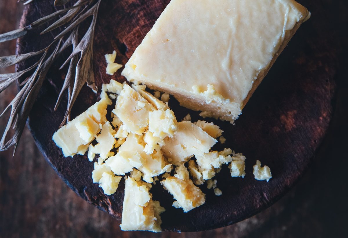 Tilba Dairy produces artisan cheeses such as its smoked vintage cheddar. 