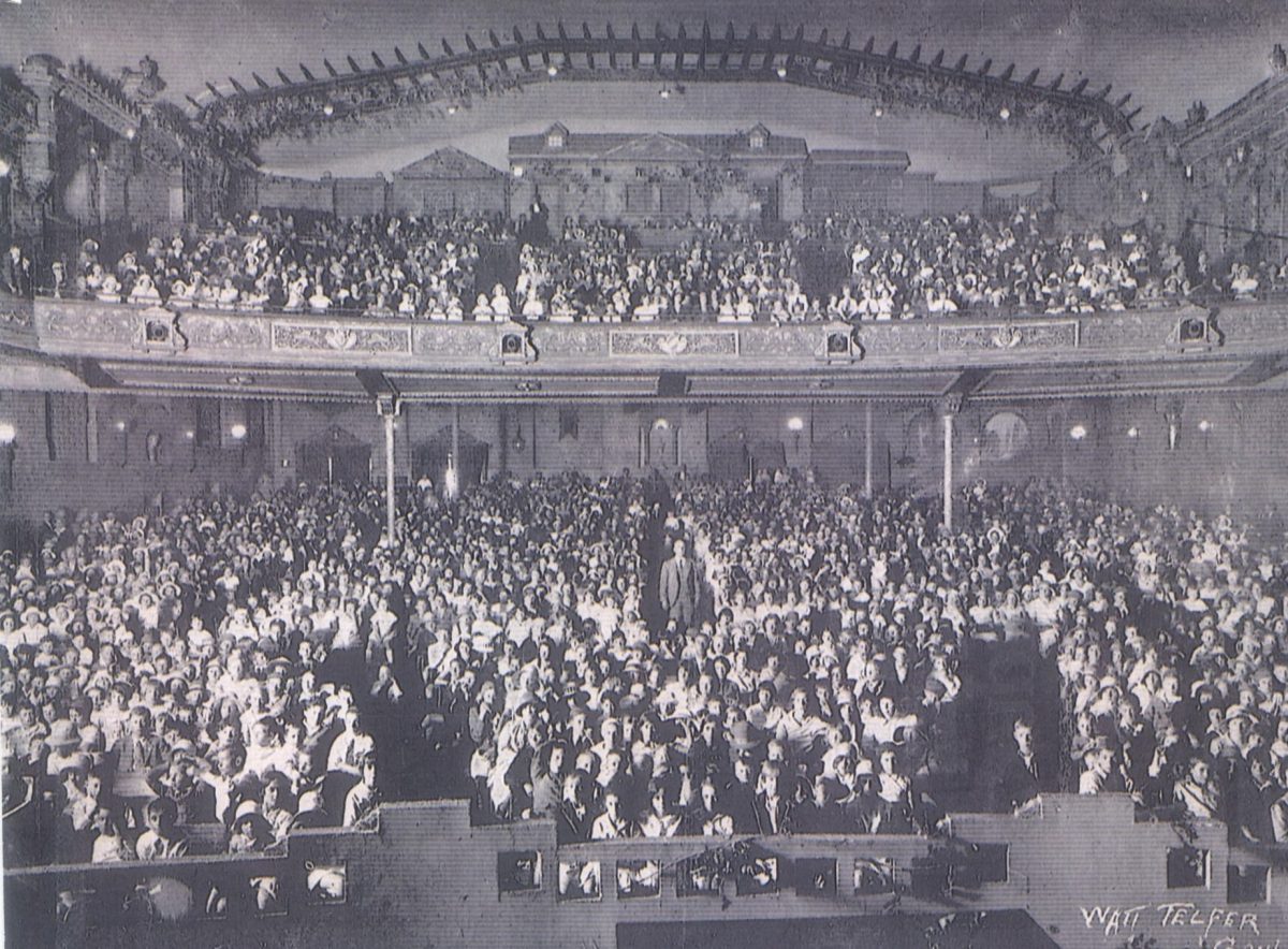 Every seat it seems is occupied in this 1940s photo inside the Empire Theatre. 