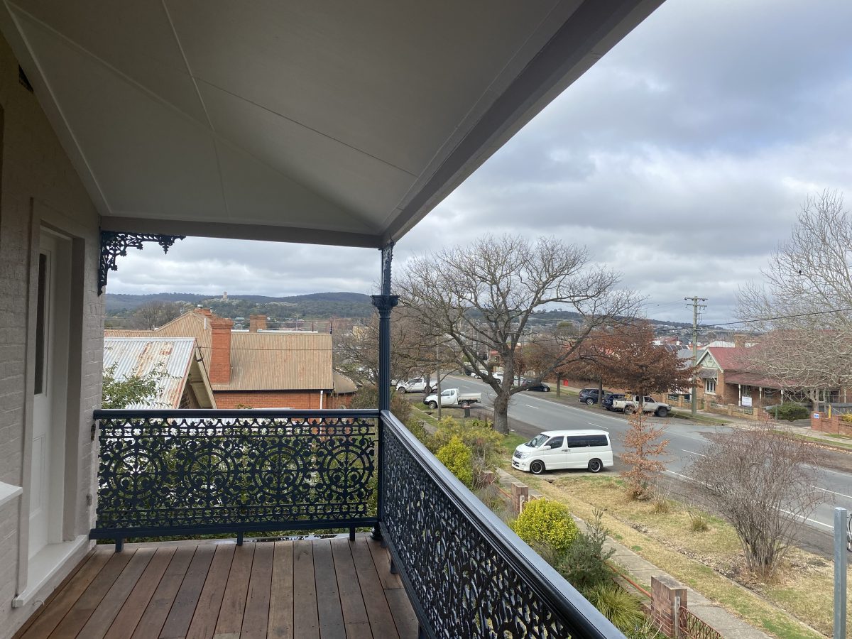 Standing on the balcony upstairs brings sweeping views of Rocky Hill War Memorial, the Post Office clock and Saviour’s Cathedral tower which all reflect a city steeped in history. 