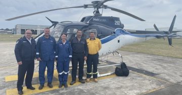 Helicopters inspect fire trails over South East NSW ahead of bushfire season