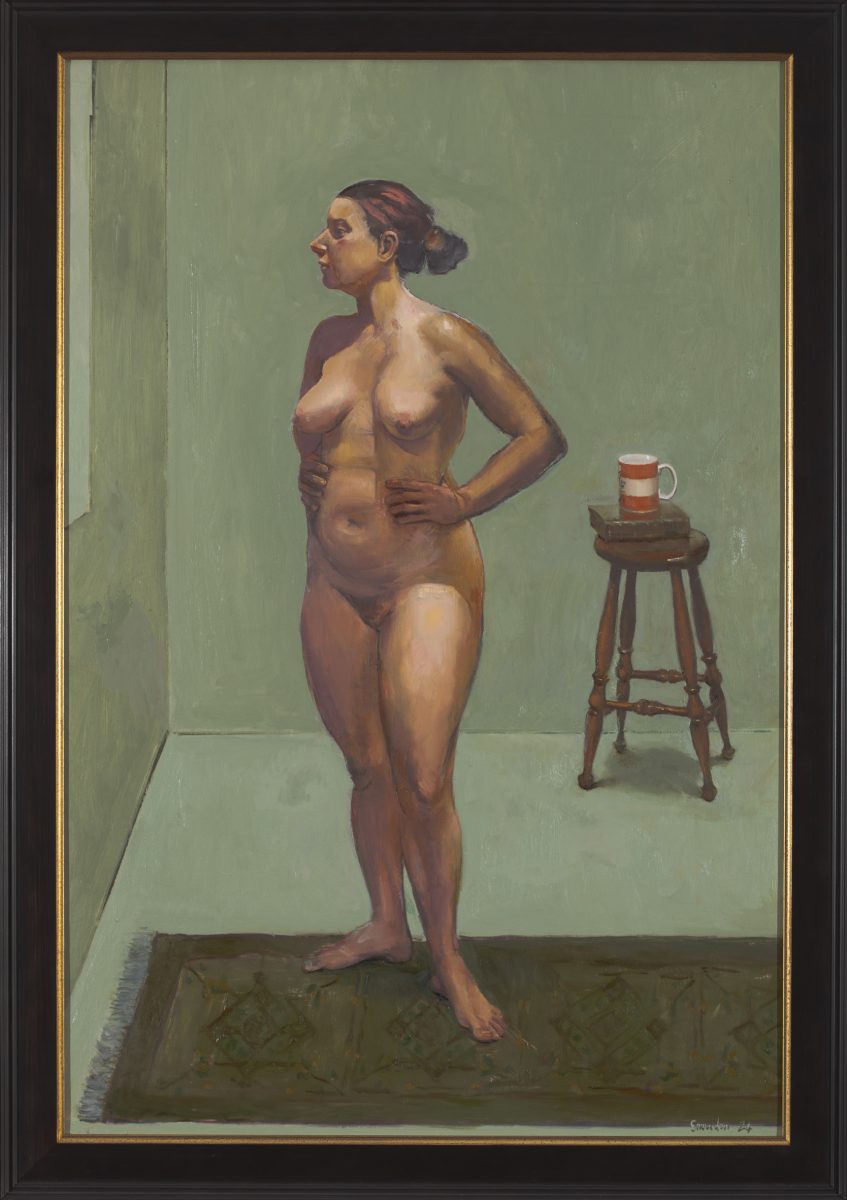 Painting of nude woman