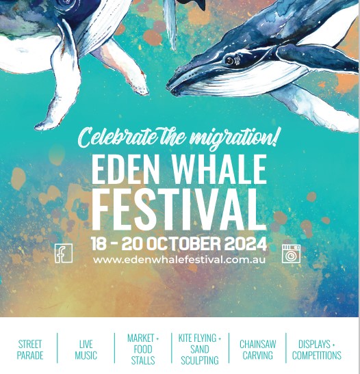 Eden Whale Festival poster 