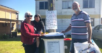 Eurobodalla man puts soft-plastic bin in his own yard to help community recycle