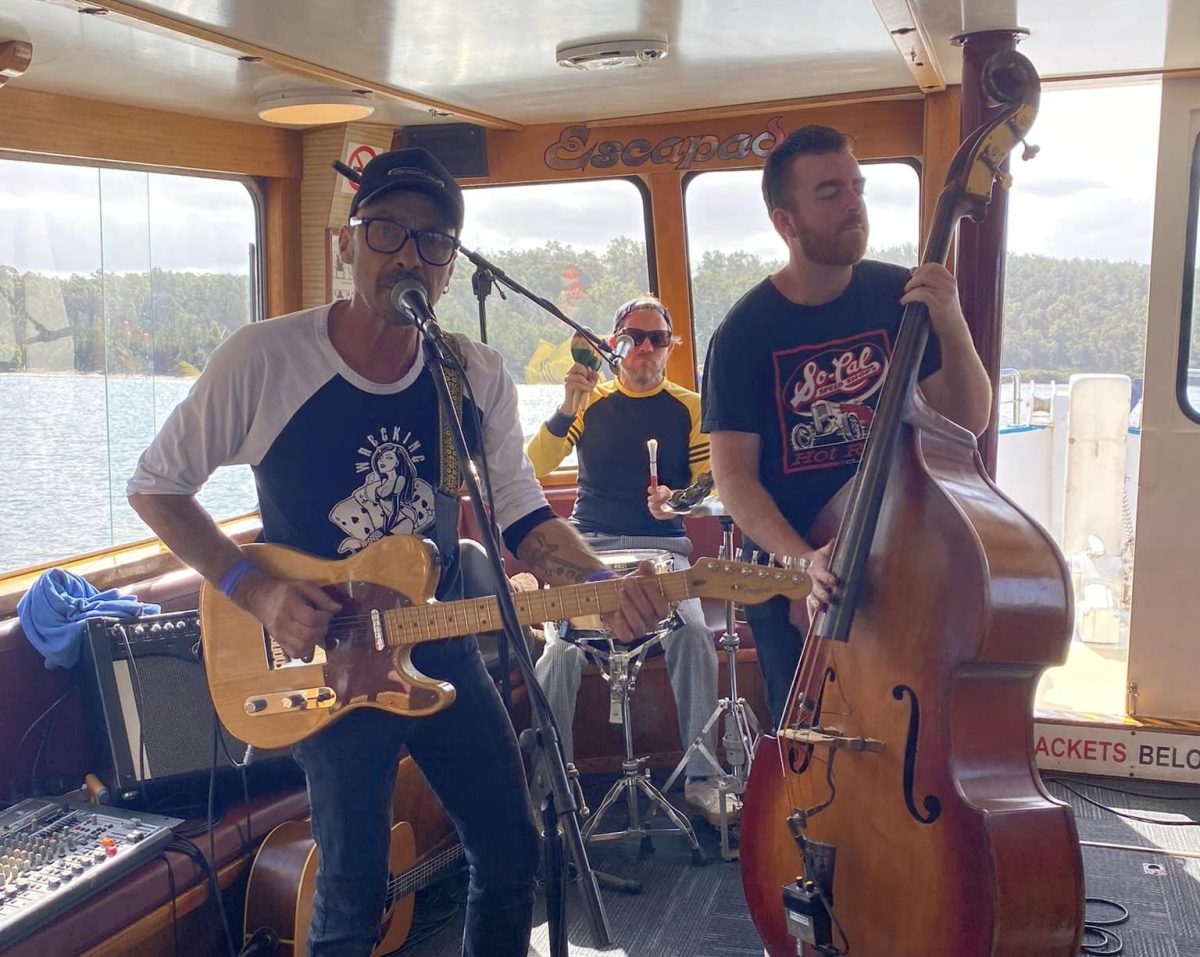 The 2024 Crank It Up Festival featured a boat cruise with music by A Band Called Twang.