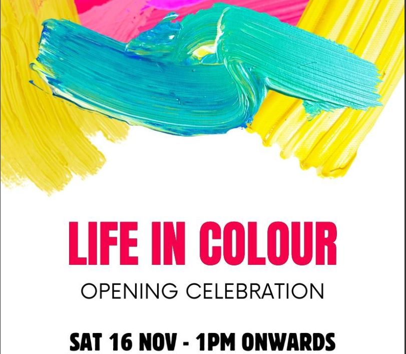 Promotional image for the Life in Colour gallery exhibition