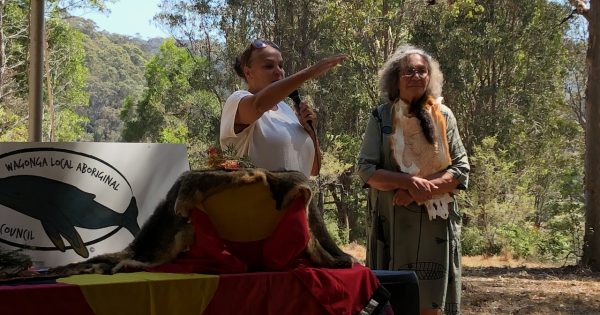 An ancestor's remains have been repatriated from Austria and returned to Narooma's Wagonga Inlet