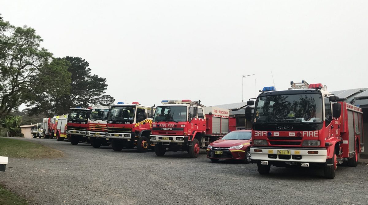 Firefighters stayed at Narooma's Ecotel while they helped local brigades fight the Black Summer bushfires. 