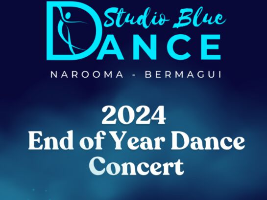 Promotional image for the Studio Blue Dance event 