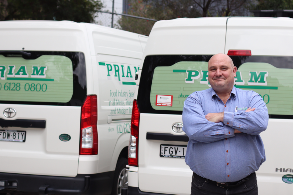 Michael Chatto, distribution manager, Priam.