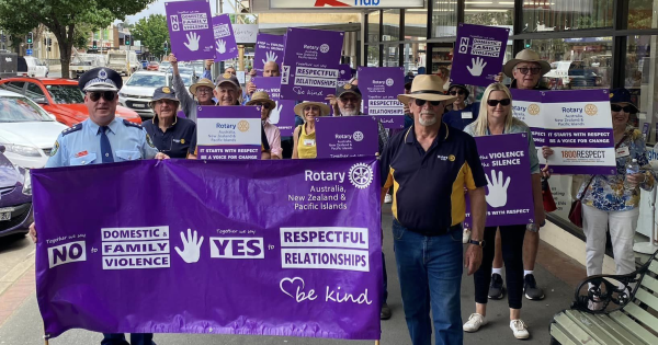 United we walk: Yass Valley’s message against domestic violence