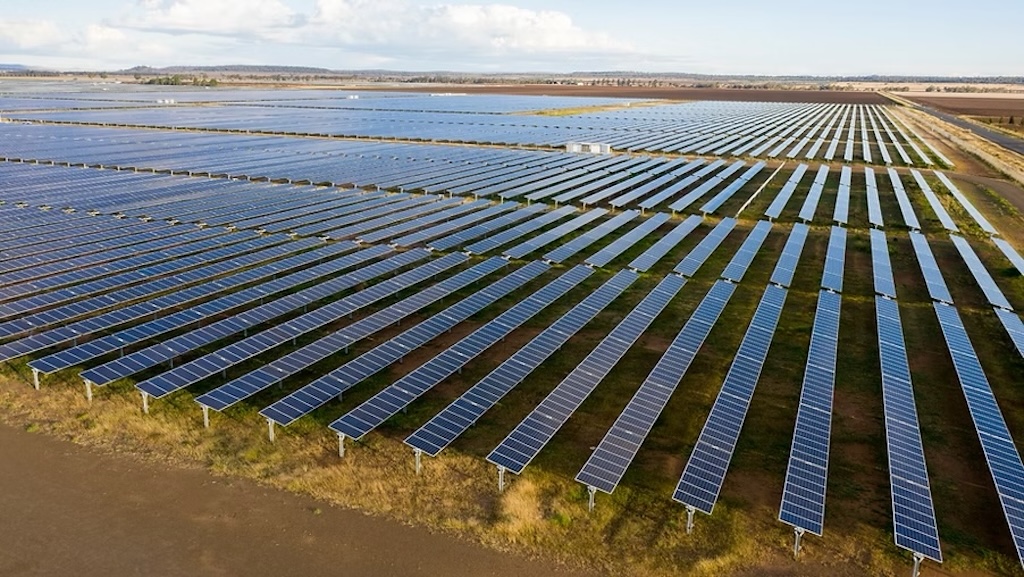 solar panel farm