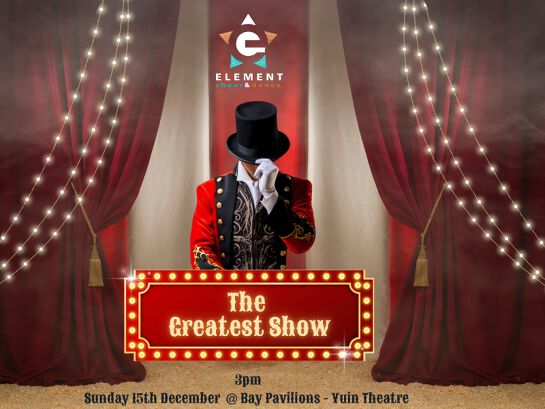 Banner for The Greatest Show event 