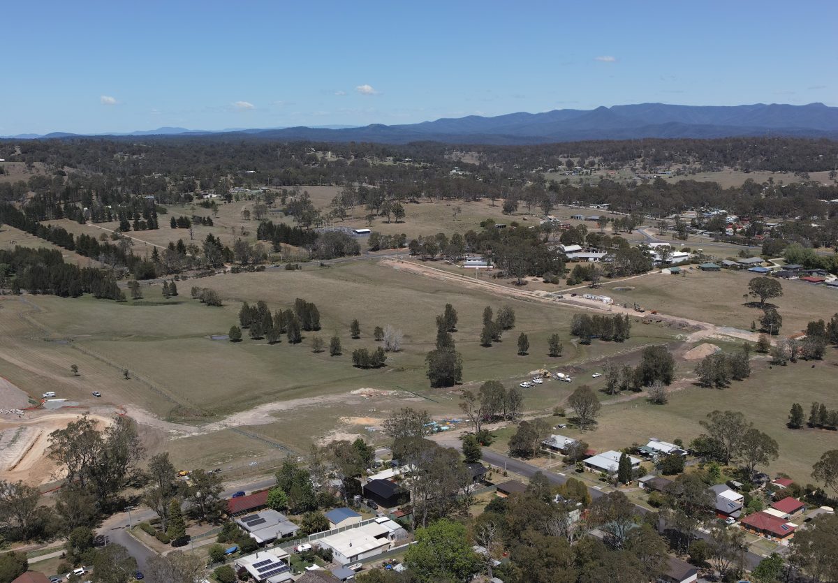 Aerial view of South Moruya