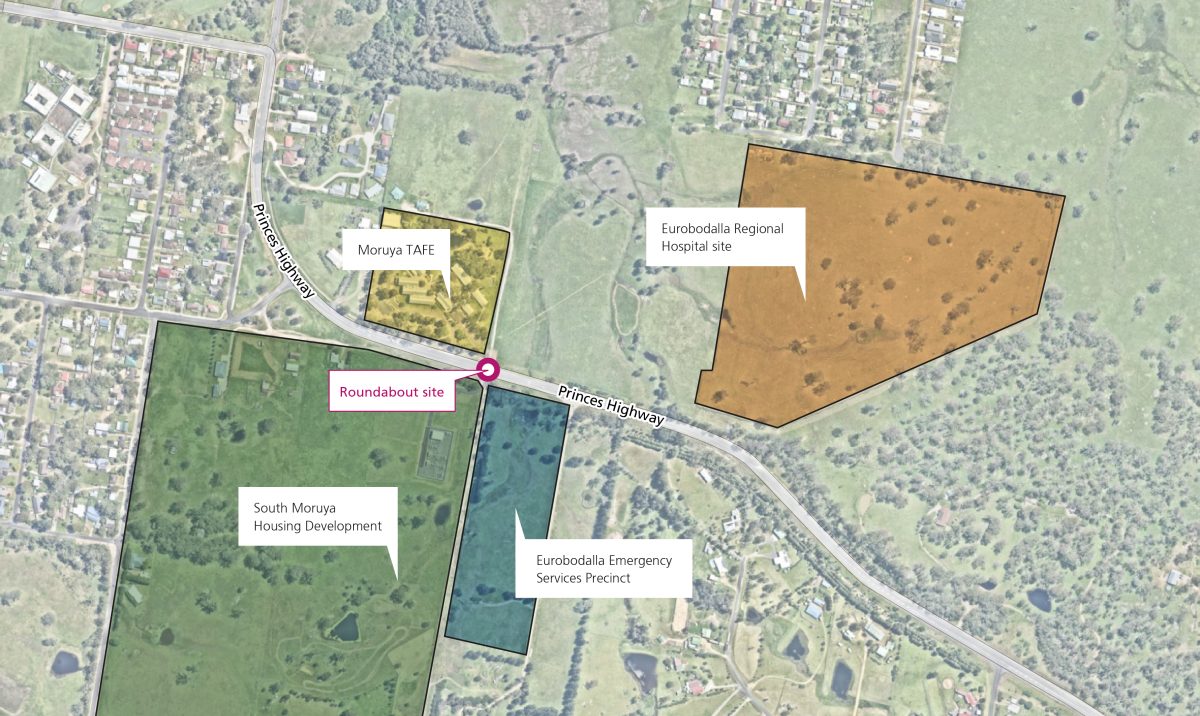 South Moruya roundabout plan